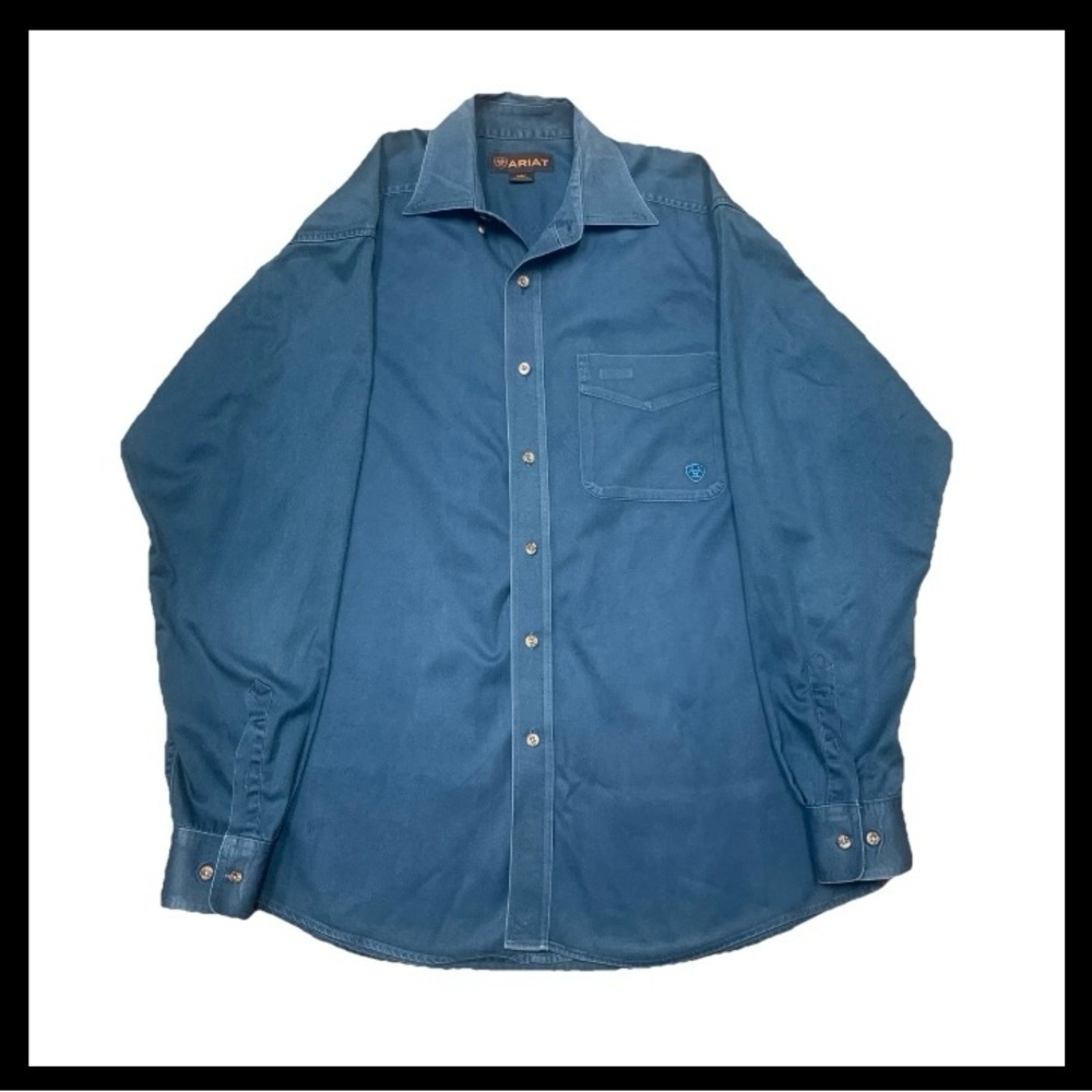 Arita Men's Teal Button-Down Shirt SIxe M/M fits like Large